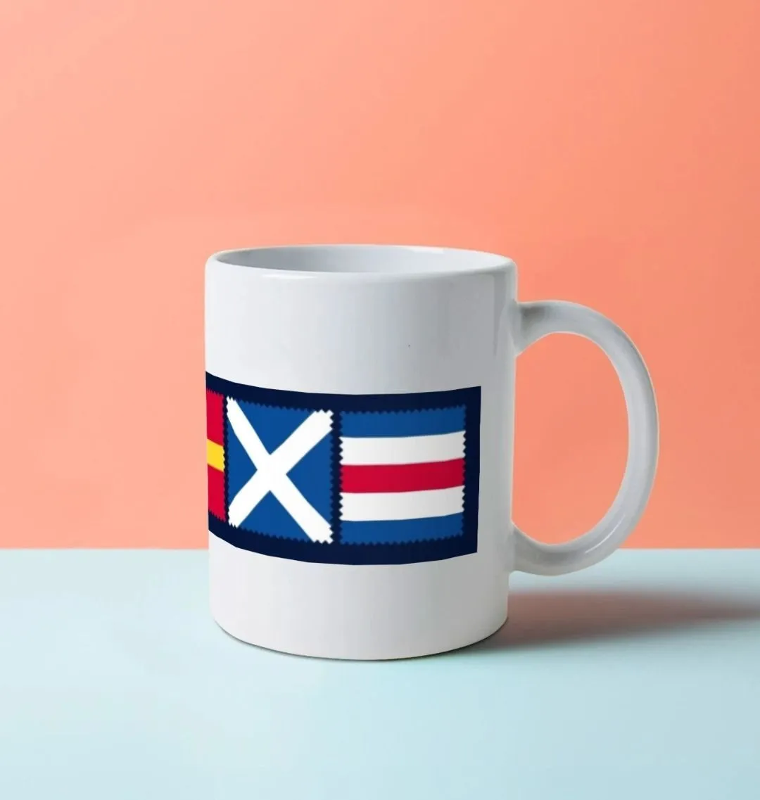 R.N.R.M.C Flag Logo Ceramic Mug