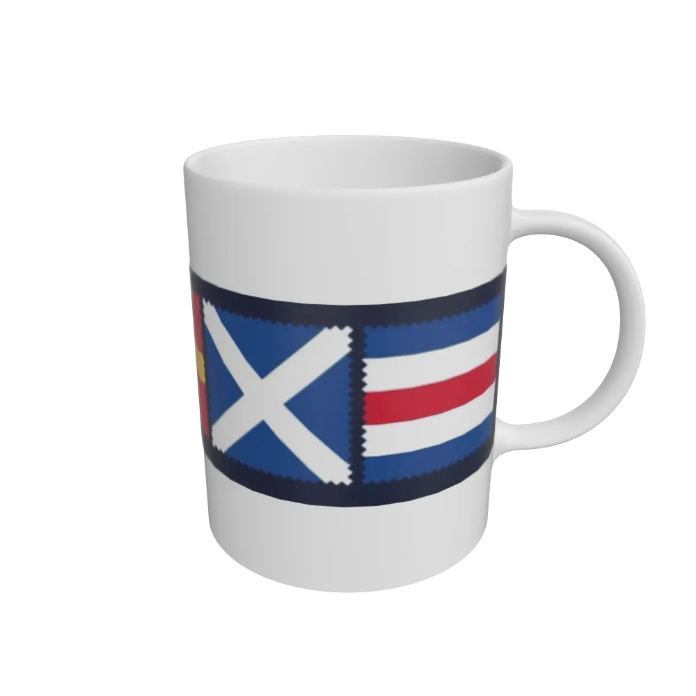 R.N.R.M.C Flag Logo Ceramic Mug