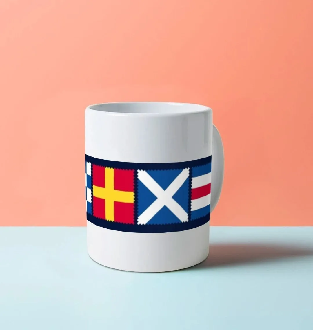 R.N.R.M.C Flag Logo Ceramic Mug