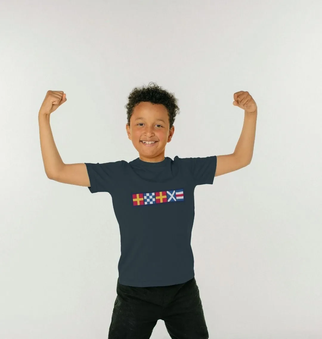 R.N.R.M.C Flag Logo Kids T-Shirt