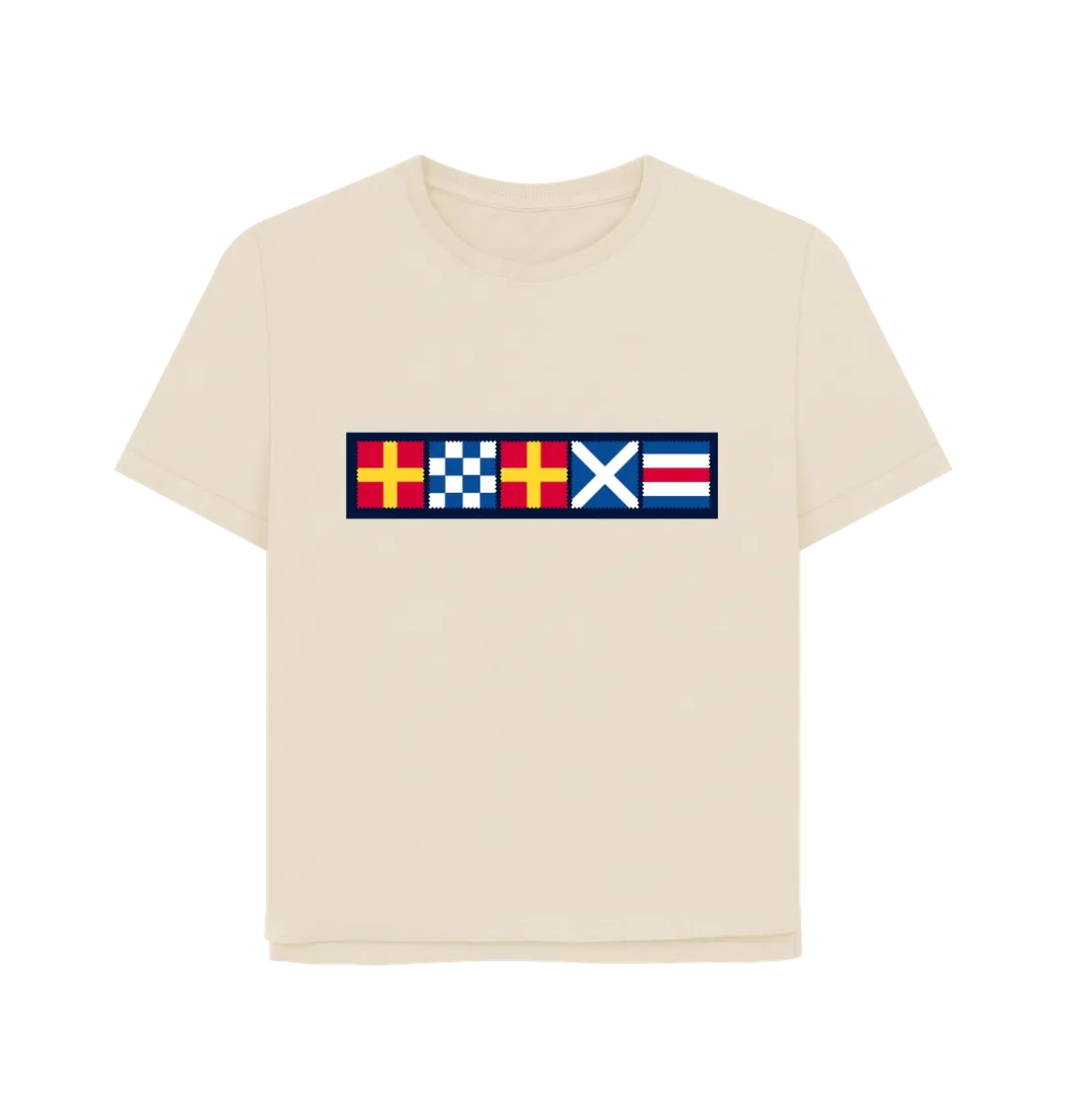 R.N.R.M.C Flag Logo Womens T-Shirt