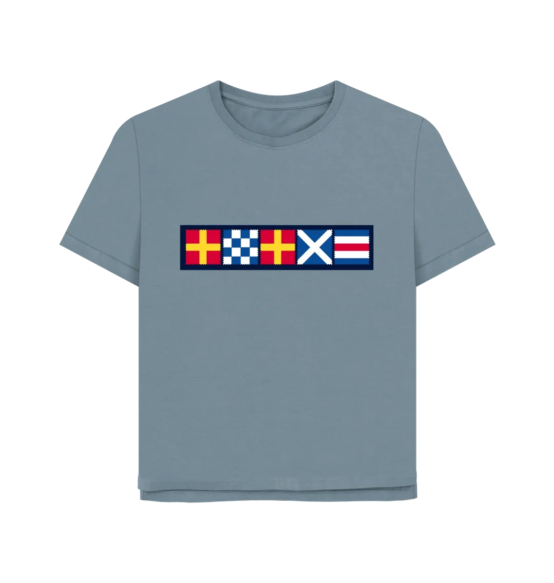 R.N.R.M.C Flag Logo Womens T-Shirt