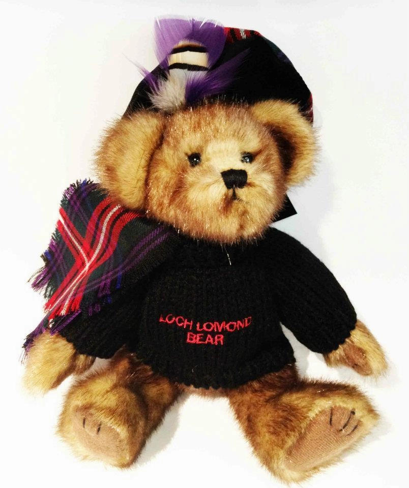 Ronnie Hek Braveheart Tartan Loch Lomond Bear