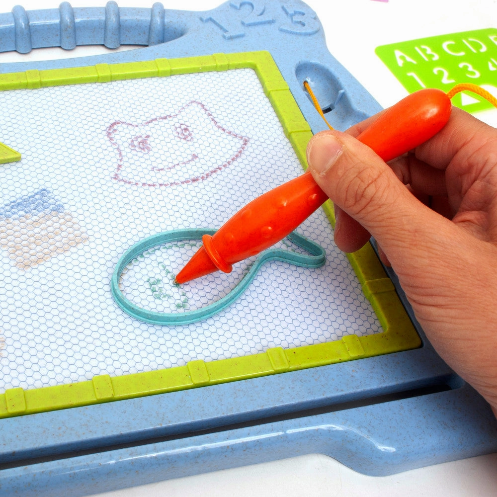 Roo Crew Magic Doodle Board - Creative Drawing Set for Kids, Travel-Friendly, 9 Pieces, Ages 3 