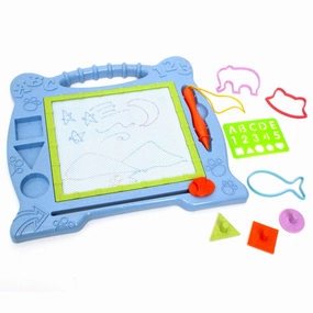 Roo Crew Magic Doodle Board - Creative Drawing Set for Kids, Travel-Friendly, 9 Pieces, Ages 3 