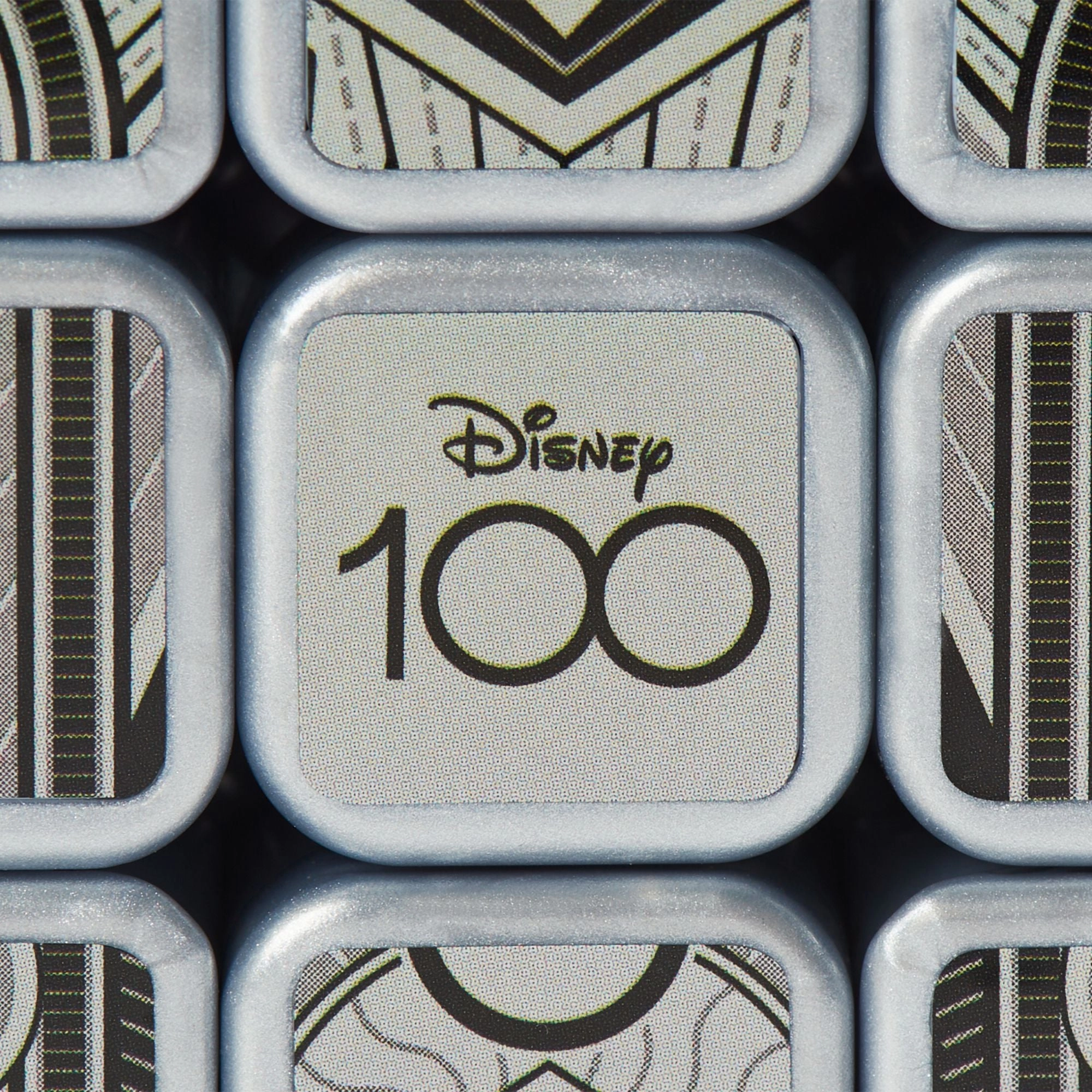 Rubik's Cube Disney 100th Anniversary Metallic Platinum Cube