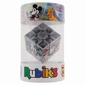 Rubik's Cube Disney 100th Anniversary Metallic Platinum Cube