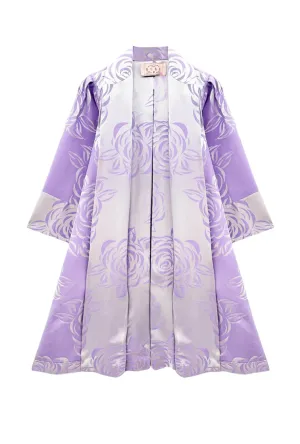 Run for the Roses Belted Swing Coat - Lilac