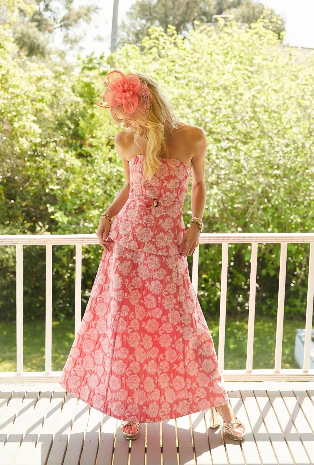 Run for the Roses Guest Skirt - Coral