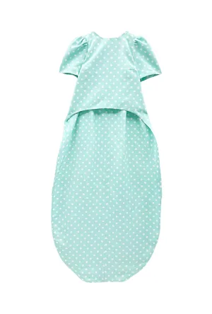 Run for the Roses Worth Top  - Aqua Dot