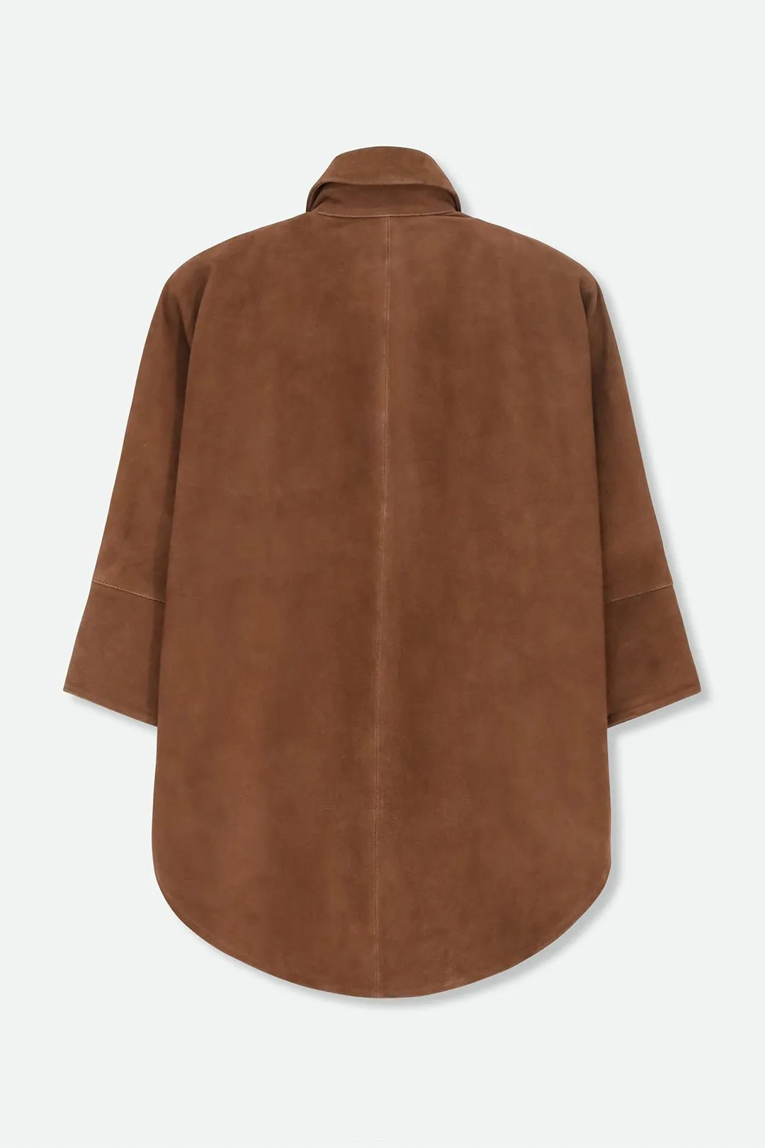 SAHANA DOLMAN IN TOBACCO SADDLE SUEDE