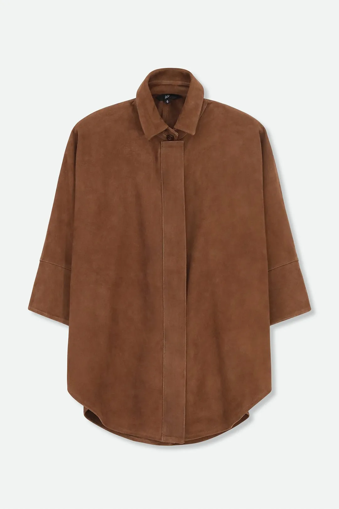 SAHANA DOLMAN IN TOBACCO SADDLE SUEDE