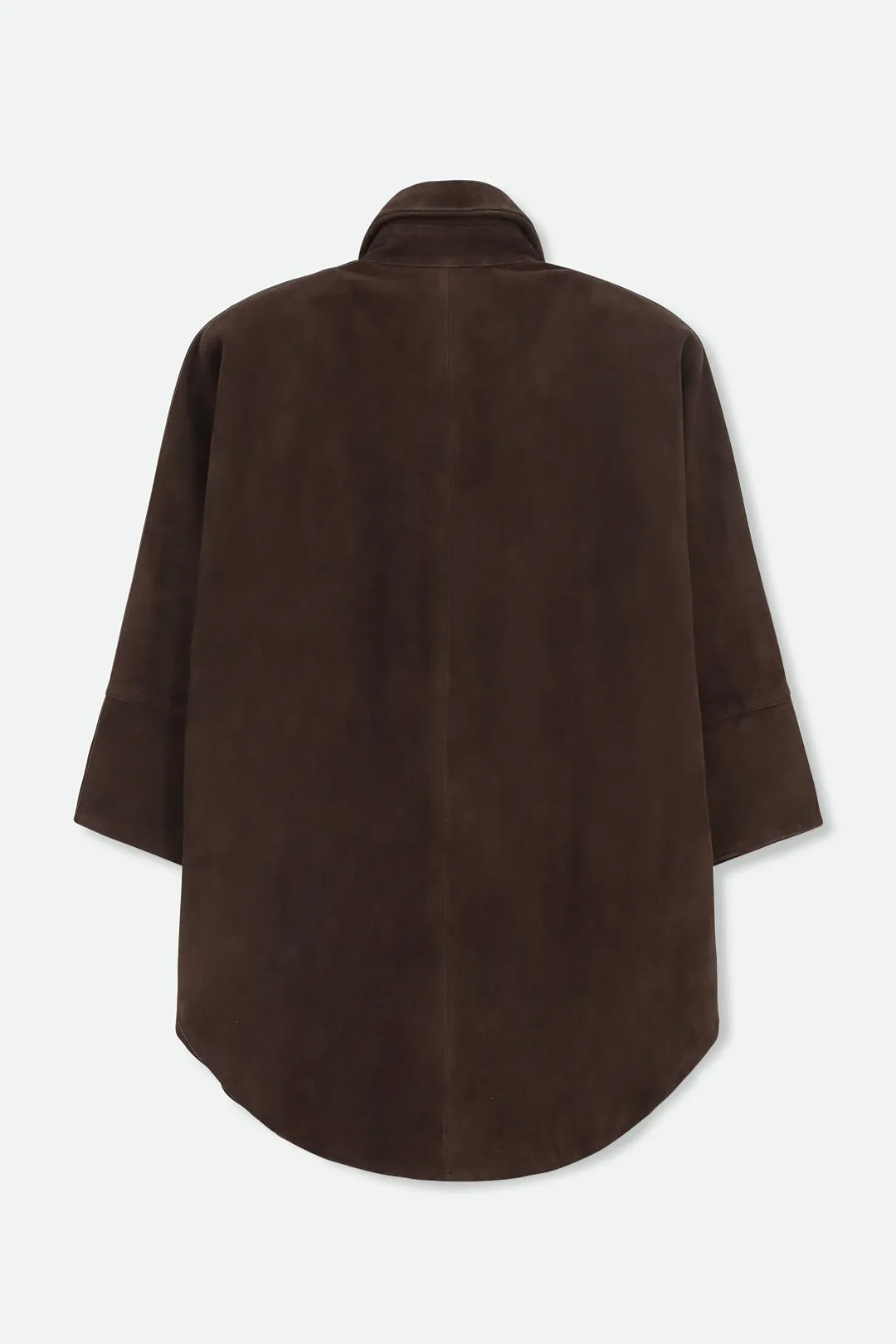 SAHANA DOLMAN SUEDE IN DARK CHOCOLATE SUEDE