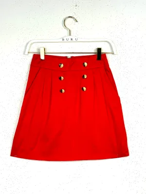 SAMPLE - Sailor Maggie Mini Skirt - Red