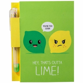 Scentco Sketch & Sniff Note Pad & Gel Pen Lime