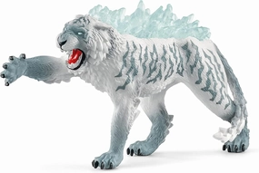 Schleich Eldrador 71047 Ice Tiger Fantasy Figurine for Ages 7 and Up