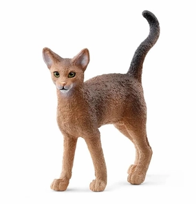 Schleich Farm Wolrd 13964 Abyssinian Cat Figurine for Ages 3 and Up