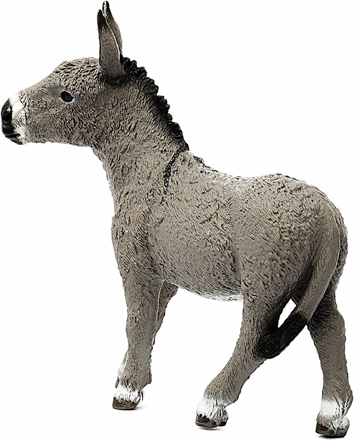 Schleich Farm World 13772 Donkey Toy Animal Figurine for Ages 3 and Up