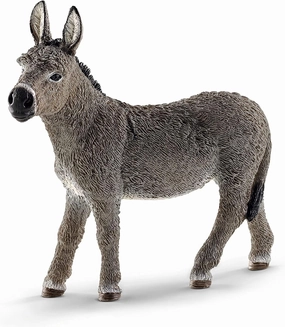 Schleich Farm World 13772 Donkey Toy Animal Figurine for Ages 3 and Up