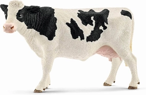 Schleich Farm World 13797 Holstein Cow Toy Figurine for Ages 3 and Up