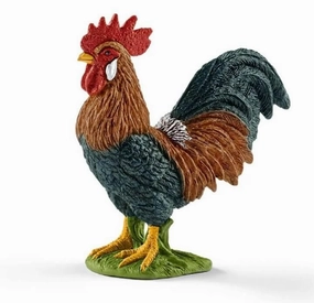 Schleich Farm World 13825 Rooster Toy Animal Figurine for Ages 3 & Up