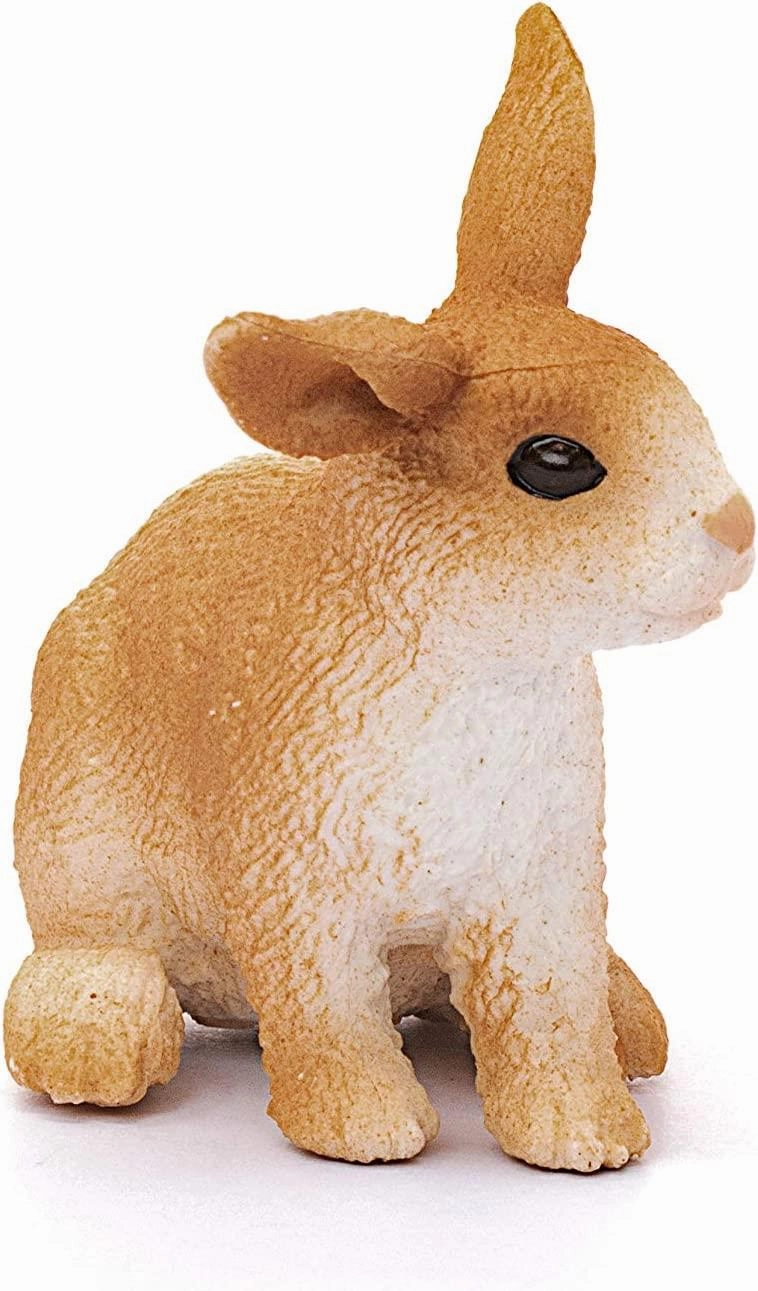 Schleich Farm World 13827 Rabbit Toy Animal Figurine for Ages 3 and Up