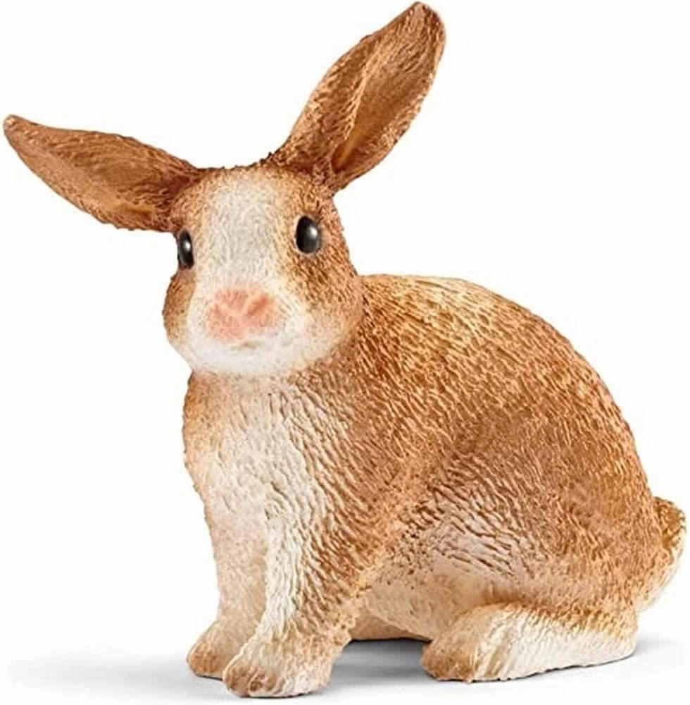 Schleich Farm World 13827 Rabbit Toy Animal Figurine for Ages 3 and Up