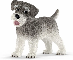 Schleich Farm World 13892 Miniature Schnauzer Figurine for Ages 3 & Up