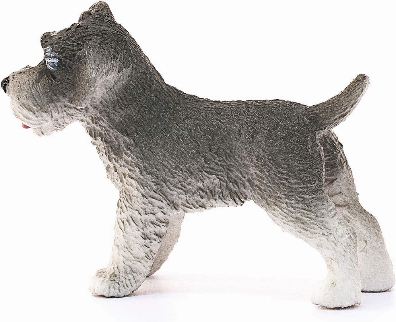 Schleich Farm World 13892 Miniature Schnauzer Figurine for Ages 3 & Up