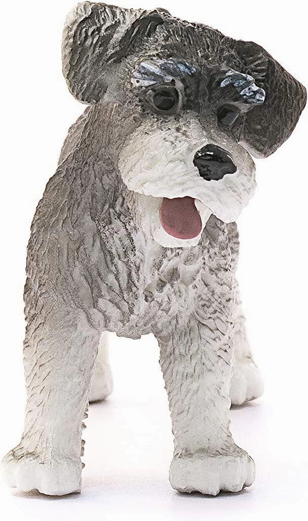 Schleich Farm World 13892 Miniature Schnauzer Figurine for Ages 3 & Up