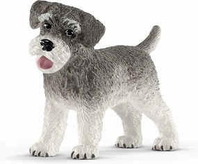 Schleich Farm World 13892 Miniature Schnauzer Figurine for Ages 3 & Up