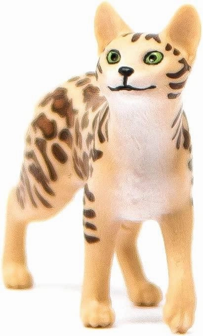 Schleich Farm World 13918 Bengal Cat Animal Figurine for Ages 3 and Up
