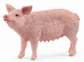 Schleich Farm World 13933 Pig Farm Animal Figurine for Ages 3 and Up