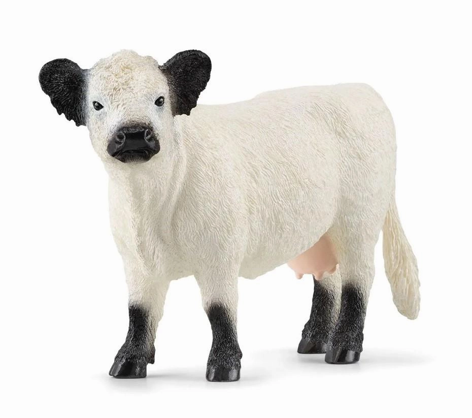 Schleich Farm World 13960 Galloway Cow Animal Figurine for Ages 3 & Up