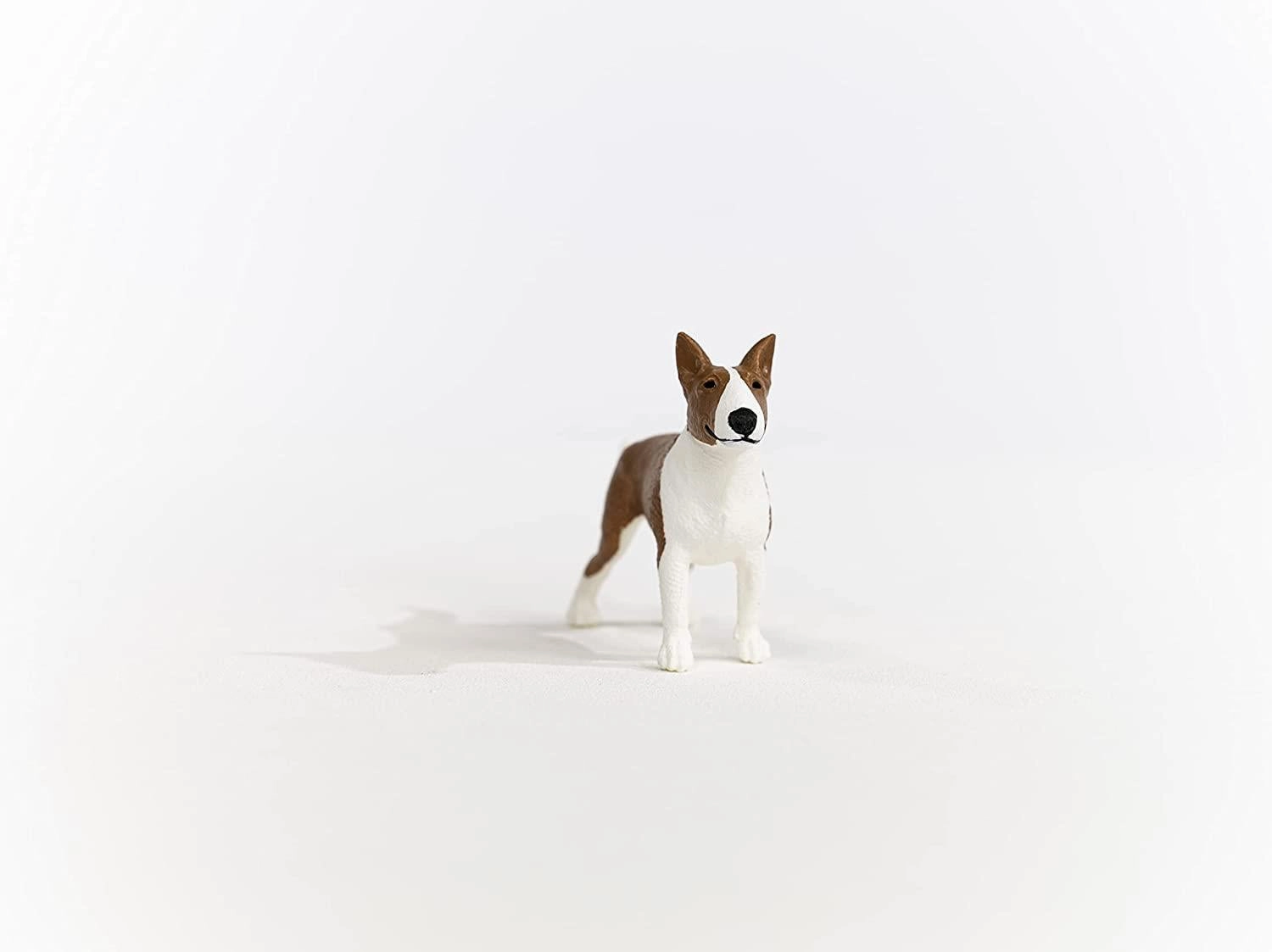 Schleich Farm World 13966 Bull Terrier Toy Figurine for Ages 3 and Up