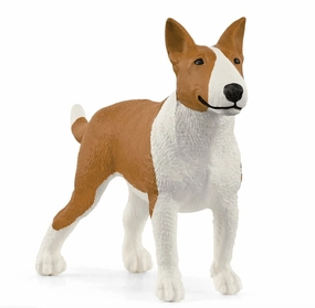 Schleich Farm World 13966 Bull Terrier Toy Figurine for Ages 3 and Up