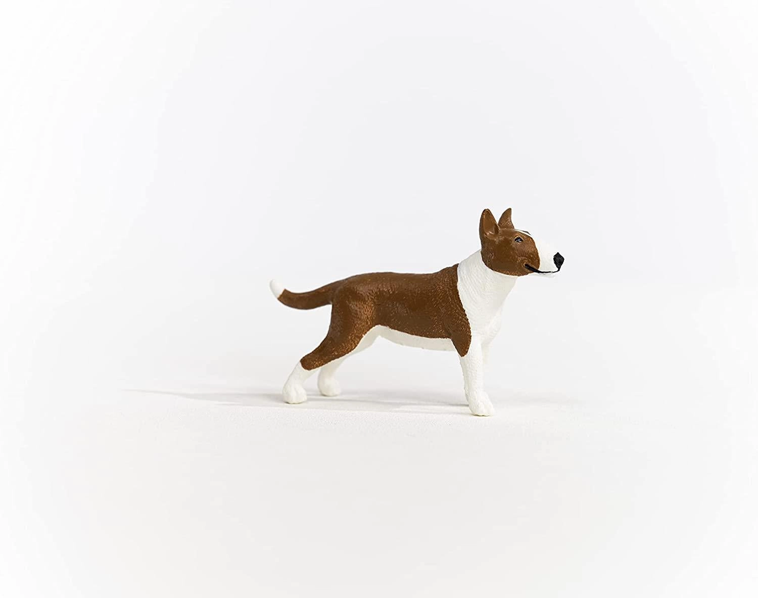 Schleich Farm World 13966 Bull Terrier Toy Figurine for Ages 3 and Up