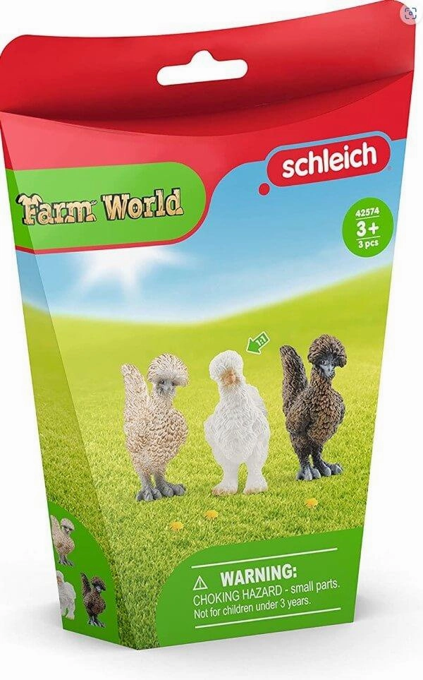 Schleich Farm World 42574 Chicken Friends Figurines for Ages 3 and Up
