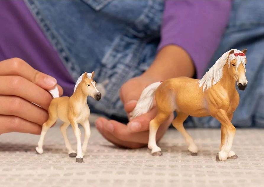 Schleich Horse Club 13951 Haflinger Foal Horse Figurine for Age 5 & Up