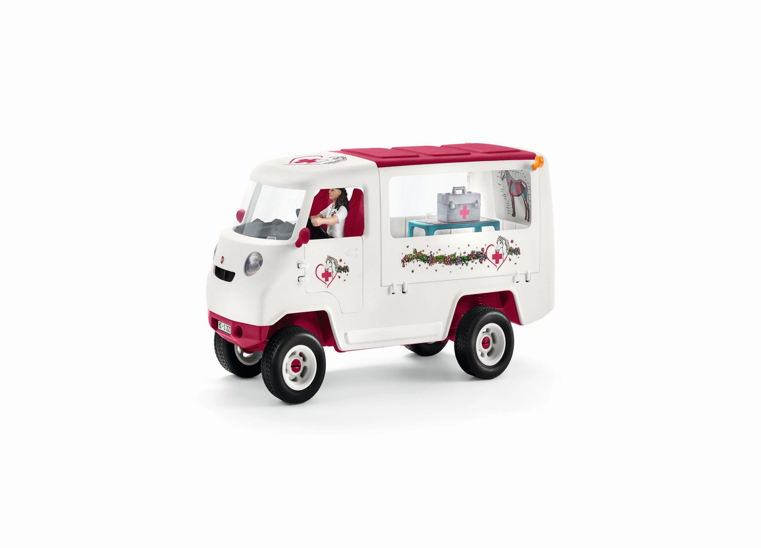 Schleich Horse Club Mobile Vet Playset with Hanoverian Foal