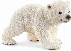 Schleich Wild Life 14708 Polar Bear Cub (Walking) Figure for Ages 3 
