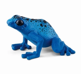 Schleich Wild Life 14864 Blue Poison Dart Frog Figurine for Age 3 & Up