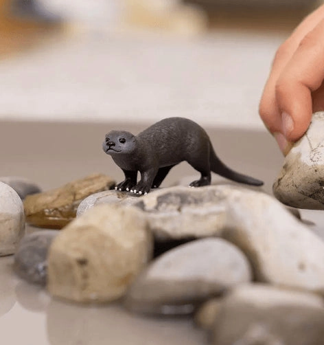 Schleich Wild Life 14865 Otter Toy Animal Figurine for Ages 3 and Up