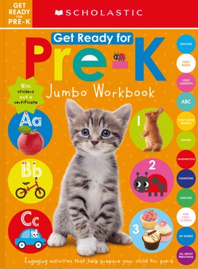 Scholastic Early Learners - Get Ready for Pre-K Jumbo Workbook