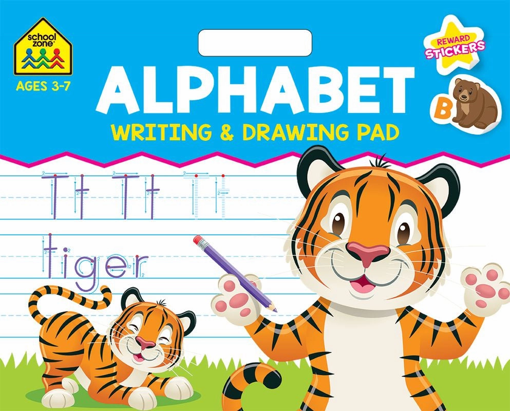 School Zone Alphabet Writing & Drawing Pad