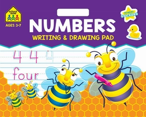 School Zone Numbers Writing & Drawing Pad