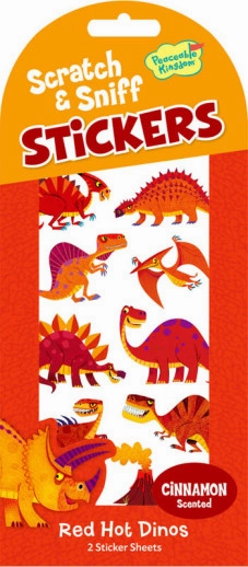 Scratch & Sniff Stickers - Red Hot Dinos