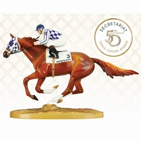 Secretariat with Jockey Figure