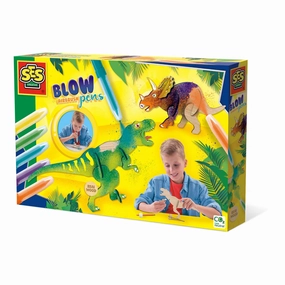 SES Blow Airbrush Pens Dinosaurs