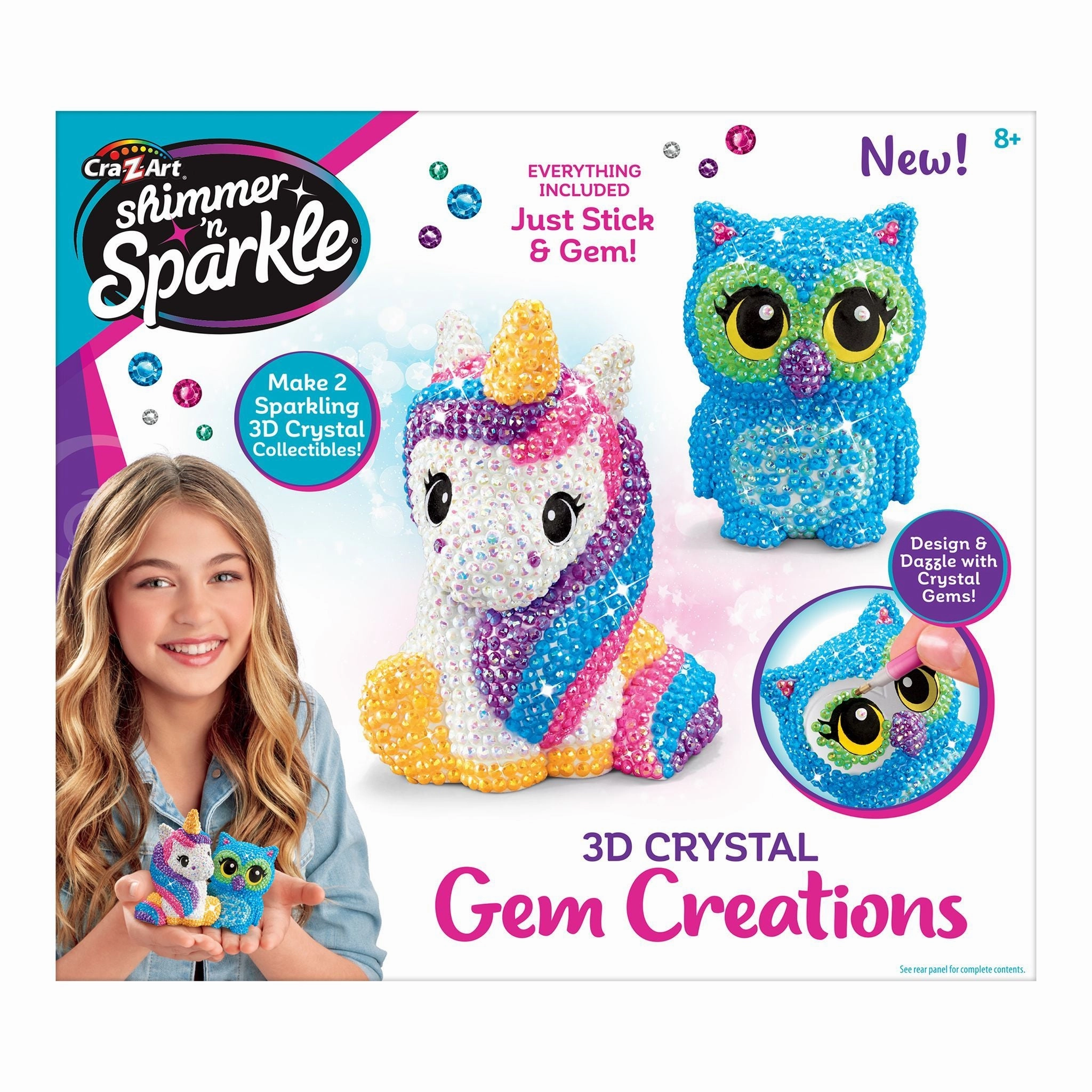 Shimmer 'N Sparkle 3D Crystal Gem Creations